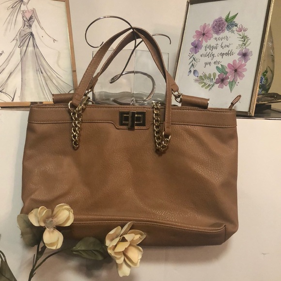 🛍👛👜Olive and Joy Tan Bag - Picture 1 of 6